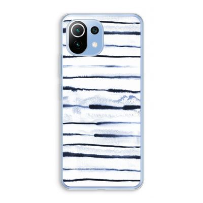 Ink Stripes: Xiaomi Mi 11 Lite Transparant Hoesje