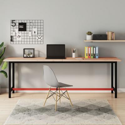 Bureaublad 220x55x2,5 cm massief beukenhout