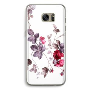 Mooie bloemen: Samsung Galaxy S7 Edge Transparant Hoesje