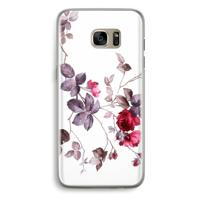 Mooie bloemen: Samsung Galaxy S7 Edge Transparant Hoesje - thumbnail