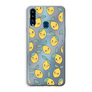 Citroenen: Samsung Galaxy A20s Transparant Hoesje