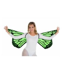 Chaks Vlinder vleugels - groen&amp;nbsp;- voor volwassenen - Carnavalskleding/accessoires&amp;nbsp;   - - thumbnail