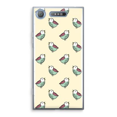 Vogeltjes: Sony Xperia XZ1 Transparant Hoesje