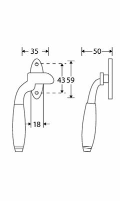 Raamboom LS Bonton MAN/ebben Raamboom LS Bonton MAN/ebben