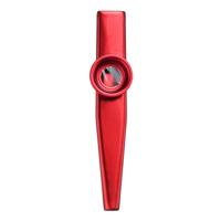 10 STKS metalen Kazoo kinderen begeleidings instrument (rood)