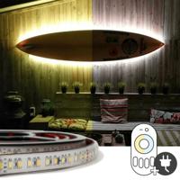 11 meter dual white led strip voor buiten complete set