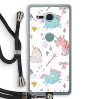 Fantasiewereld: Sony Xperia XZ2 Compact Transparant Hoesje met koord
