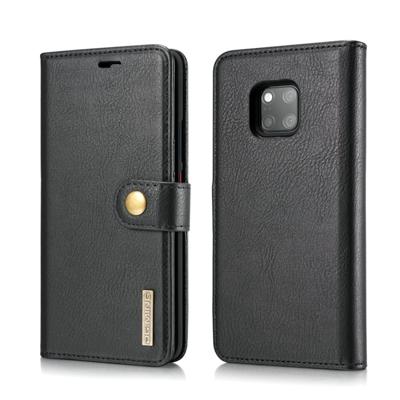 DG. MING Crazy Horse textuur Flip afneembare magnetische lederen Case voor Huawei Mate 20 Pro met houder & kaartsleuven & portemonnee (zwart)