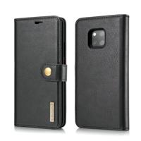 DG. MING Crazy Horse textuur Flip afneembare magnetische lederen Case voor Huawei Mate 20 Pro met houder & kaartsleuven & portemonnee (zwart)