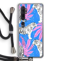 Tijger: Xiaomi Mi Note 10 Pro Transparant Hoesje met koord