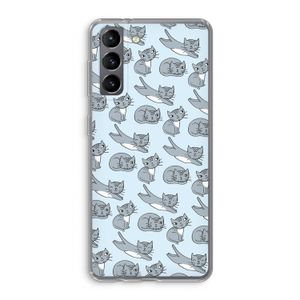 Poezen: Samsung Galaxy S21 Transparant Hoesje