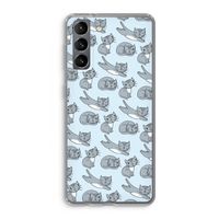 Poezen: Samsung Galaxy S21 Transparant Hoesje