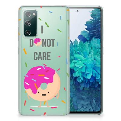 Samsung Galaxy S20 FE | Siliconen Case | Donut Roze