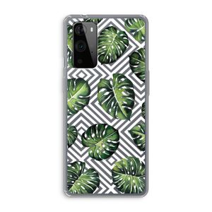 Geometrische jungle: OnePlus 9 Pro Transparant Hoesje