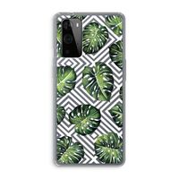 Geometrische jungle: OnePlus 9 Pro Transparant Hoesje