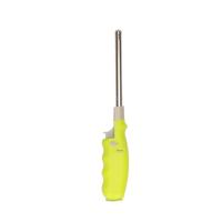 Gasaansteker - lime groen - 25,5 cm - navulbaar - kinderslot - aanstekers