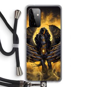 Pegasus: Samsung Galaxy A72 5G Transparant Hoesje met koord