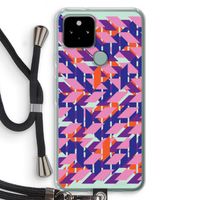 Skew Blush 3: Pixel 5 Transparant Hoesje met koord