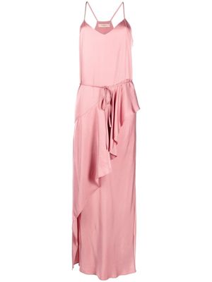 TWINSET robe-chemise à fini satiné - Rose