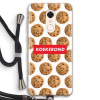 Koekerond: Xiaomi Redmi 5 Transparant Hoesje met koord