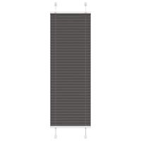 Plissé rolgordijn 45x150 cm stofbreedte 44,4 cm polyester zwart