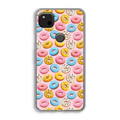 Pink donuts: Google Pixel 4a Transparant Hoesje