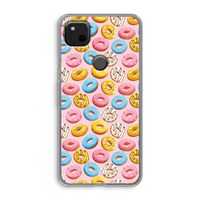 Pink donuts: Google Pixel 4a Transparant Hoesje