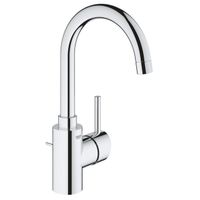 GROHE Concetto wastafelkraan L-size met afvoerplug met hoge draaibare uitloop chroom 32629002 - thumbnail