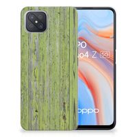 OPPO Reno4 Z | A92s Bumper Hoesje Green Wood - thumbnail
