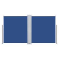 vidaXL Windscherm uittrekbaar 160x600 cm blauw - thumbnail