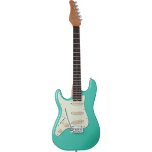 Schecter Nick Johnston Traditional SSS LH Atomic Green linkshandige elektrische gitaar