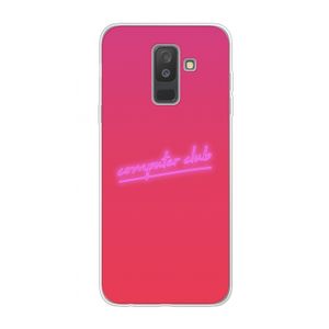Vice Glow: Samsung Galaxy A6 Plus (2018) Transparant Hoesje