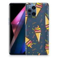 OPPO Find X3 | X3 Pro | Siliconen Case | Icecream