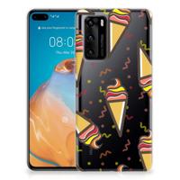 Huawei P40 | Siliconen Case | Icecream