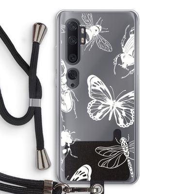 Tiny Bugs: Xiaomi Mi Note 10 Pro Transparant Hoesje met koord