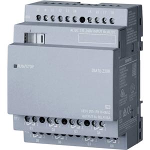 Siemens LOGO! DM16 230R 0BA2 PLC-uitbreidingsmodule 115 V/AC, 115 V/DC, 230 V/AC, 230 V/DC