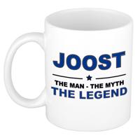 Joost cadeau mok - man myth legend - naam koffiemok - 300 ml - collega - vaderdag