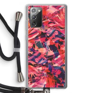California: Samsung Galaxy Note 20 / Note 20 5G Transparant Hoesje met koord