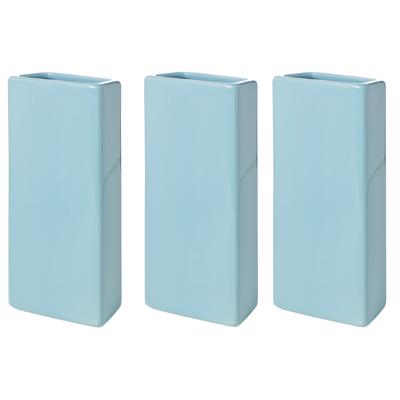 Luchtbevochtiger - 6x - blauw - 900 ml - H21 cm - radiator - aardewerk
