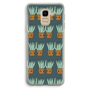 Sansevieria: Samsung Galaxy J6 (2018) Transparant Hoesje