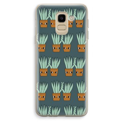 Sansevieria: Samsung Galaxy J6 (2018) Transparant Hoesje