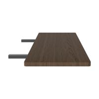 Bolia Graceful verlengblad set van 2 - 95 cm - 30 mm - donker geolied eiken