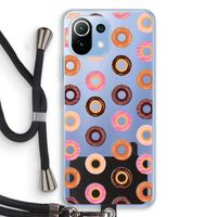 Donuts: Xiaomi Mi 11 Lite Transparant Hoesje met koord Donuts: Xiaomi Mi 11 Lite Transparant Hoesje met koord