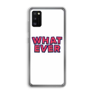 Whatever: Samsung Galaxy A41 Transparant Hoesje