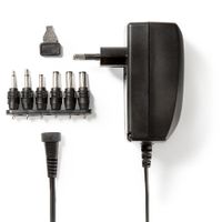 Nedis universele stroomadapter 3-12V DC, max 2,25 A, 27W Nedis universele stroomadapter 3-12V DC, max 2,25 A, 27W