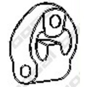 Aanslagrubber, demper 255011