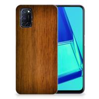 OPPO A52 | A72 | Bumper Hoesje | Donker Hout OPPO A52 | A72 | Bumper Hoesje | Donker Hout