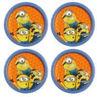 Minions feest bordjes - 8x - Dia 23 cm - Karton - Kinderverjaardag tafel servies
