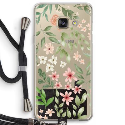 Botanical sweet flower heaven: Samsung Galaxy A3 (2016) Transparant Hoesje met koord