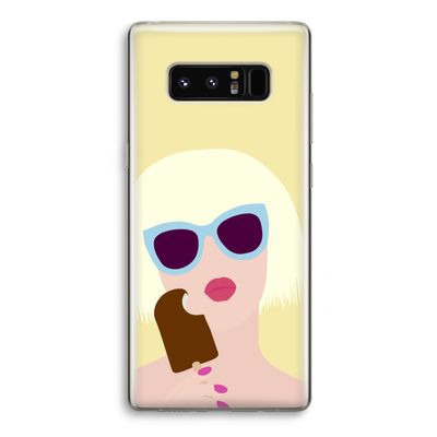 Ice cream: Samsung Galaxy Note 8 Transparant Hoesje